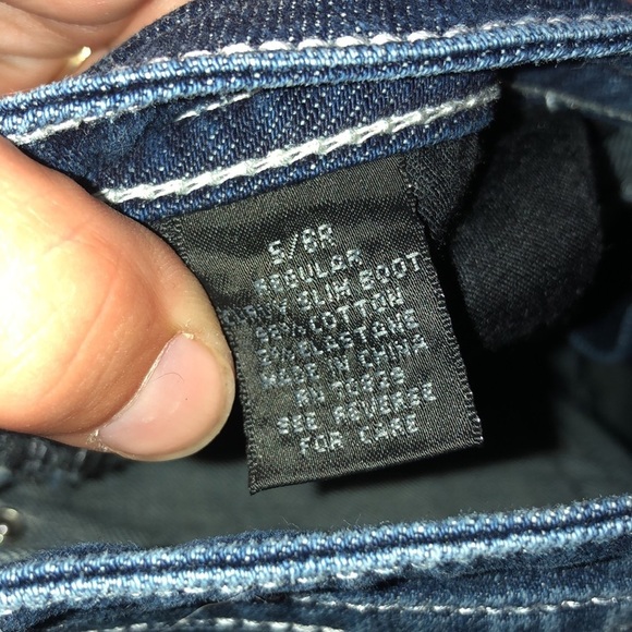 Premiere rue21 bling boot cut jeans size 5/6R rue21 denim jeans sparkly jeans - Picture 8 of 8